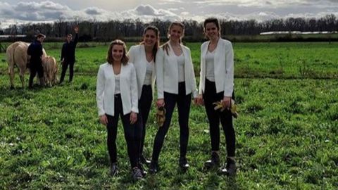 L’équipe de Pau Montardon, 100 % féminine, a brillé dans les deux épreuves (vidéo et rédaction) avec un dynamisme remarquable. © tiea2021montardon/Instagram L’équipe de Pau Montardon, 100 % féminine, a brillé dans les deux épreuves (vidéo et rédaction) avec un dynamisme remarquable. © tiea2021montardon/Instagram